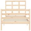 vidaXL Bed Frame without Mattress Small Single Solid Wood
