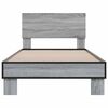 vidaXL Bed Frame without Mattress Grey Sonoma 90x200 cm