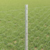 vidaXL Fence and Post Silver 0.6 x 100 m Steel