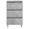 vidaXL Bedside Cabinets 2 pcs Concrete Grey 40x35x69 cm Engineered Wood