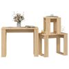vidaXL Nesting Tables 3 pcs Sonoma Oak Engineered Wood