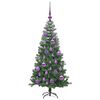 vidaXL Christmas Tree with 150 LEDs with Stand Green 120 cm PVC