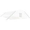 vidaXL Greenhouse with Steel Frame White 72 m&sup2; 12x6x2.85 m