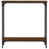 vidaXL Console Table Brown Oak 75x22.5x75 cm Engineered Wood