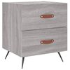 vidaXL Bedside Cabinets 2 pcs Grey Sonoma 40x35x47.5 cm Engineered Wood