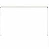 vidaXL Retractable Awning 200x150 cm Cream