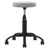 vidaXL Office Swivel Chair Light Grey Velvet