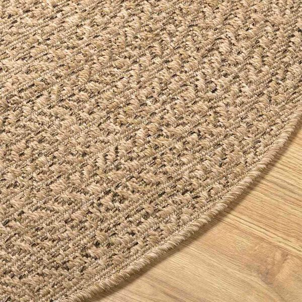 vidaXL Rug ZIZUR Brown PP