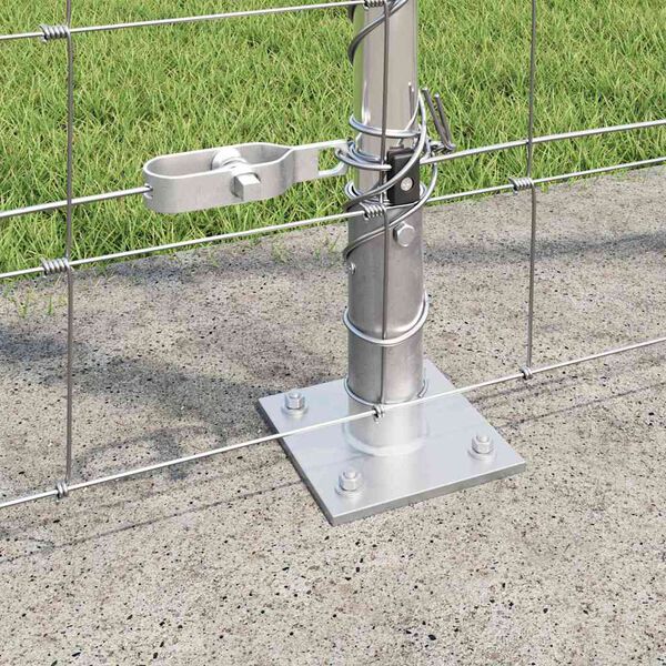 vidaXL Fence Post Galvanized 25 x 1.5 m Steel