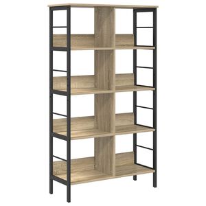 vidaXL Bookshelf Sonoma Oak 82 x 32 x 144.5 cm Engineered Wood
