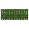 vidaXL Balcony Screen with Leaves Green 200 x 75 cm