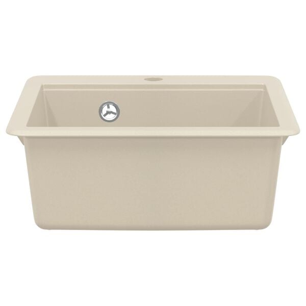 vidaXL Sink Beige 470 x 440 mm Granite