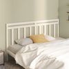 vidaXL Bed Headboard White 186x4x100 cm Solid Wood Pine