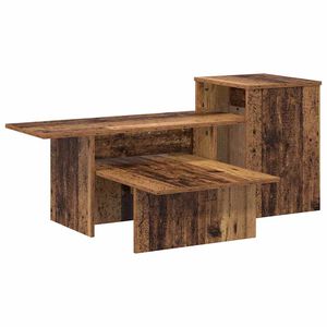 vidaXL Console Table Old Wood 91.5 x 35 x 38.5 cm Engineered Wood