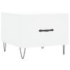 vidaXL Coffee Table White 50x50x40 cm Engineered Wood