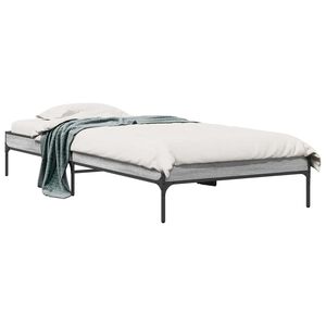 vidaXL Bed Frame Grey Sonoma 80 x 200 cm Engineered Wood