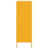 vidaXL Highboard Mustard Yellow 68x39x113 cm Steel