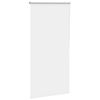vidaXL Roller Blind Blackout White 75x130 cm Fabric Width 70.7 cm Polyester
