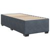 vidaXL Bed Frame without Mattress Dark Grey&nbsp;Single&nbsp;Velvet