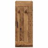 vidaXL Wall Mounted Cabinet Old Wood 34.5 x 34 x 90 cm Engineered Wood