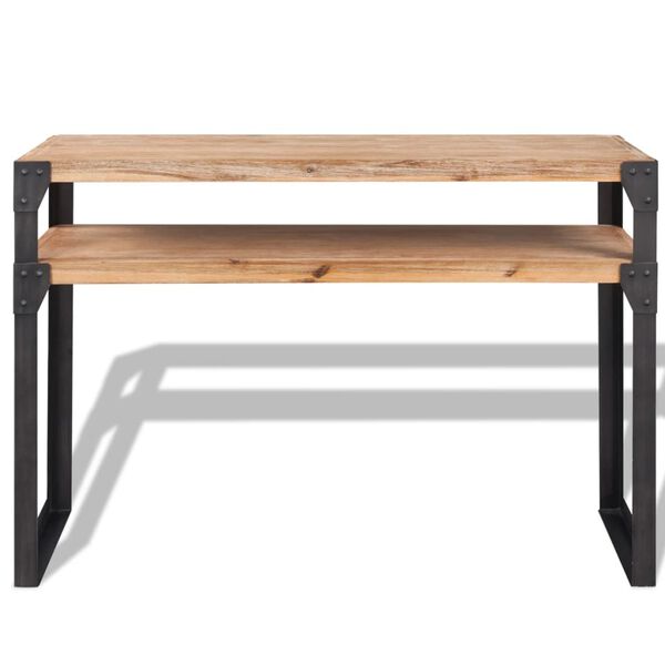 vidaXL Console Table Solid Acacia Wood 120x40x85 cm