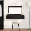 vidaXL Dressing Table Black 100 x 40 x 70 cm Engineered Wood