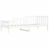 vidaXL Day Bed without Mattress White 80x200 cm Solid Wood Pine