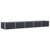vidaXL Planter Anthracite 400 x 80 x 45 cm Steel