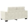 vidaXL Sofa Cream 160 x 80 x 82 cm Poly velvet