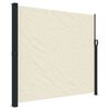 vidaXL Retractable Side Awning Cream 180x300 cm