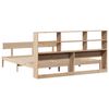 vidaXL Bookcase Bed without Mattress 200x200 cm Solid Wood Pine