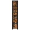vidaXL Bookshelf Smoked Oak 80 x 30 x 155.5 cm Engineered Wood