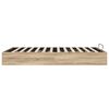 vidaXL Ottoman Bed Frame Sonoma Oak 193 x 140 x 25 cm Engineered Wood