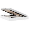 vidaXL Storage Bed with Storage Pure White 183 x 213 cm Faux leather