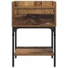 vidaXL Bedside Table Old Wood 40 x 29 x 60 cm Engineered Wood