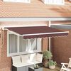 vidaXL Retractable Awning Brown 350 x 200 cm Polyester and Metal