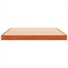 vidaXL Bed Frame without Mattress Wax Brown 120x200 cm Solid Wood Pine