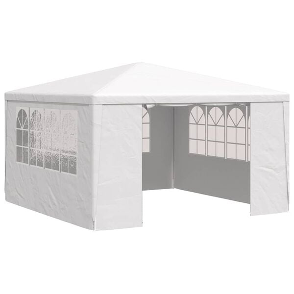 vidaXL Professional Party Tent with Side Walls 4x4 m White 90 g/m?