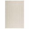 vidaXL Rug ZIZUR Cream 140x200 cm Jute Look Indoor and Outdoor