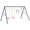 vidaXL Outdoor Swing Set with Swings. Trapeze. Disc Swing