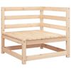 vidaXL Garden Sofa Corner 70x70x67 cm Solid Wood Pine