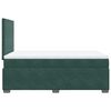 vidaXL Box Spring Bed with Mattress Dark Green 120x190 cm Small Double Velvet