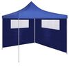 vidaXL Gazebo Sidewalls with Windows 2 pcs Blue