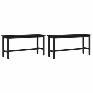 vidaXL Dining Bench 100 x 32.5 x 48.5 cm 2 pcs