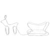 vidaXL Reindeer and Sleigh Christmas Decoration Outdoor 252 LEDs