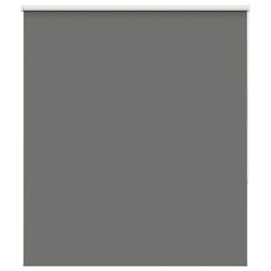 vidaXL Roller Blind Blackout Grey 140x175 cm Fabric Width 136.6 cm Polyester