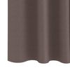 vidaXL Blackout Curtains with Rings 2 pcs Dark Brown 140 x 140 cm
