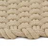 vidaXL Rug Rectangular Natural 180x250 cm Cotton
