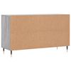vidaXL Shoe Cabinet Grey Sonoma 102x36x60 cm Engineered Wood