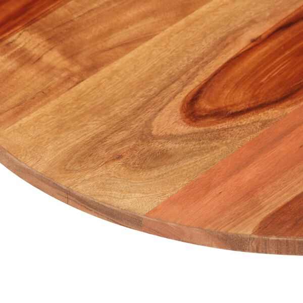 vidaXL Table Top Solid Wood Acacia Round 15-16 mm 60 cm